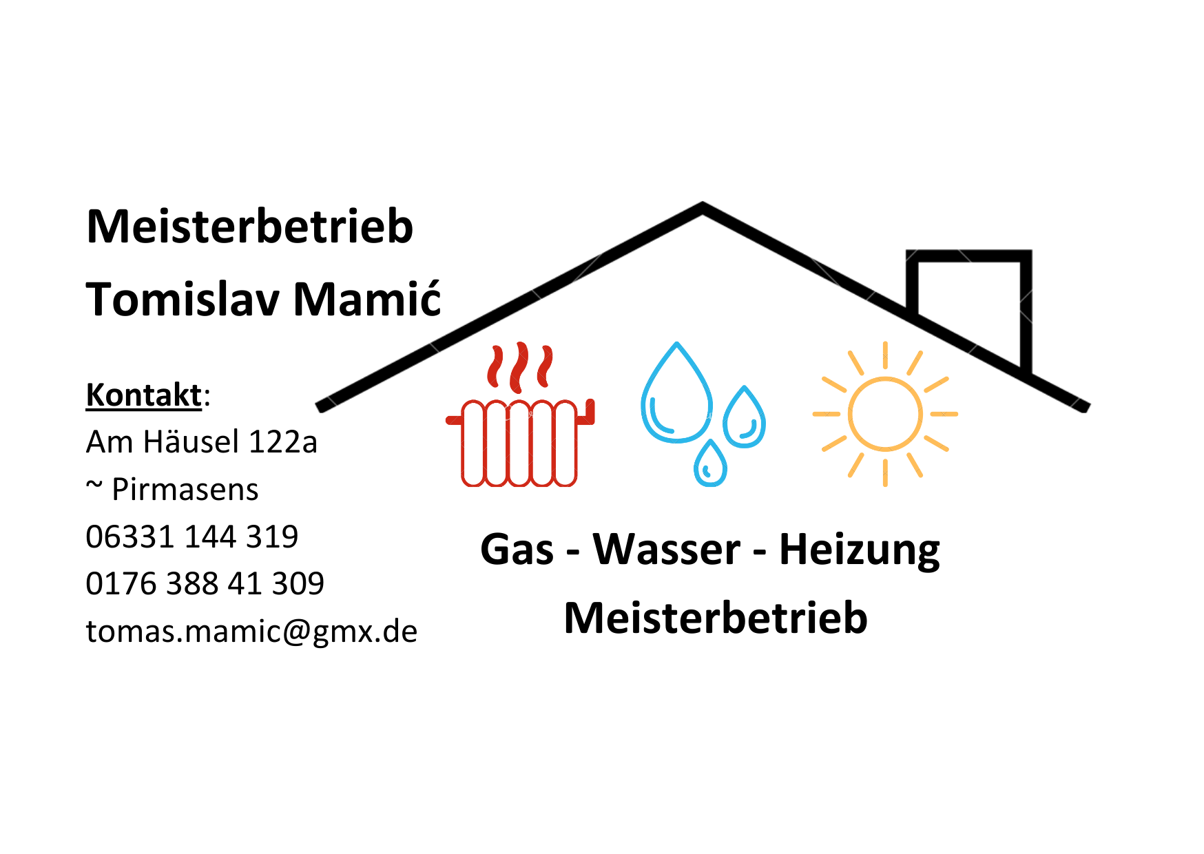 Firmenlogo von Meisterbetrieb Tomislav Mamić – Gas, Wasser, Heizung
